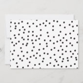 シンプル ライトブルー 枠 スポット フラット サンクス カード (裏面)