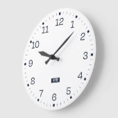 シンプル ラージ壁時計 (傾斜)