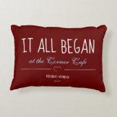 シンプル・レッド　ホエア・イット・オール・ビギャン・アニバーサリー アクセントクッション (裏面)