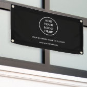 シンプル ロゴ ビジネス カンパニー コーポレート プロフェッショナル 横断幕 (ビルの外側)