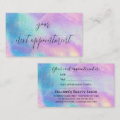 シンプル 予約カード (正面/裏面)