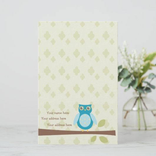 シンプル 便箋 (スタンド正面)