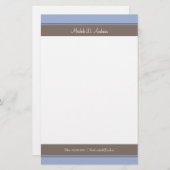 シンプル 便箋 (正面/裏面)