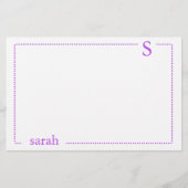 シンプル 便箋 (正面)