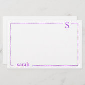 シンプル 便箋 (正面/裏面)