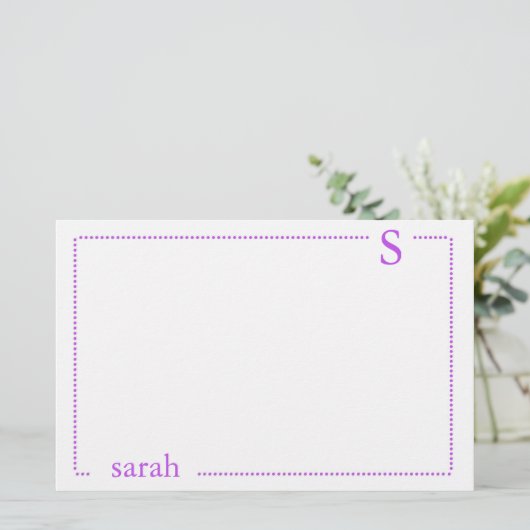 シンプル 便箋 (スタンド正面)