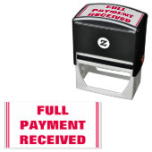 シンプル「全額お支払い済み」スタンプ セルフインキングスタンプ (インサイチュ)