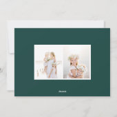 シンプル |写真コラージュカード シーズンカード (裏面)