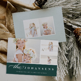 シンプル |写真コラージュカード シーズンカード