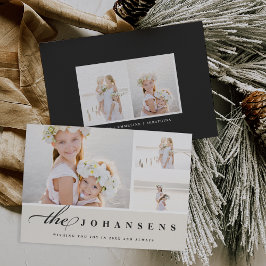 シンプル |写真コラージュカード シーズンカード