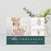 シンプル |写真コラージュカード シーズンカード (スタンド正面)