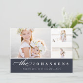 シンプル |写真コラージュカード シーズンカード (スタンド正面)