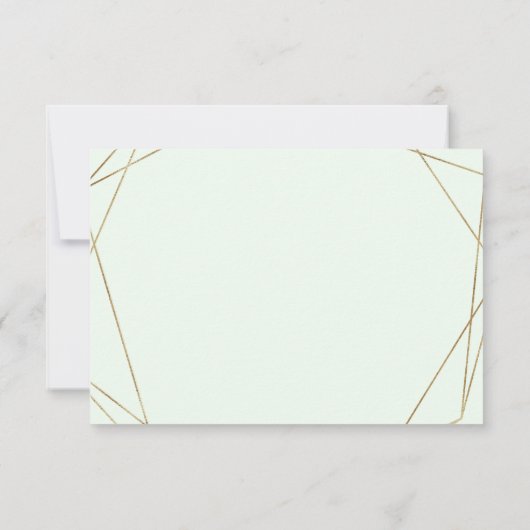 シンプル 出欠カード (裏面)