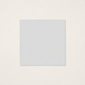 シンプル+初期のカスタムロゴノートカード (裏面)