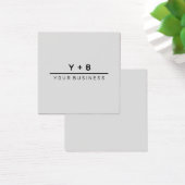 シンプル+初期のカスタムロゴノートカード (デスク)