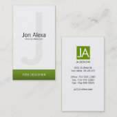 シンプル 名刺 (正面/裏面)