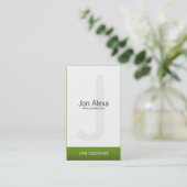 シンプル 名刺 (スタンド正面)