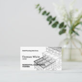 シンプル 名刺 (スタンド正面)