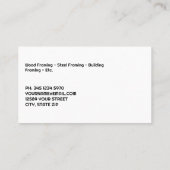 シンプル 名刺 (裏面)