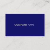 シンプル 名刺 (裏面)