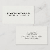 シンプル 名刺 (正面/裏面)