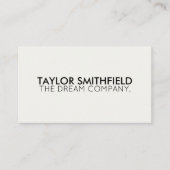 シンプル 名刺 (正面)