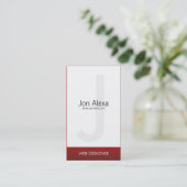 シンプル 名刺 (スタンド正面)