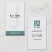 シンプル 名刺 (正面/裏面)