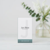 シンプル 名刺 (スタンド正面)