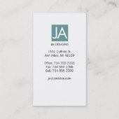 シンプル 名刺 (裏面)