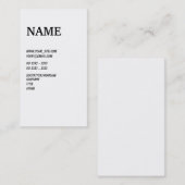 シンプル 名刺 (正面/裏面)