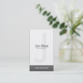 シンプル 名刺 (スタンド正面)