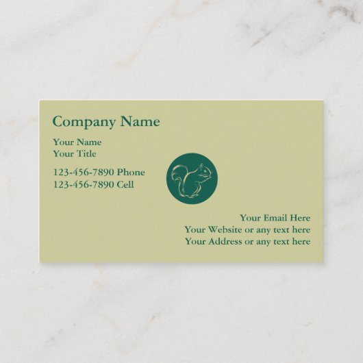 シンプル 名刺 (裏面)