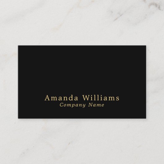 シンプル 名刺 (正面)