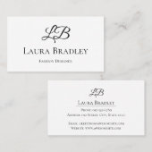 シンプル 名刺 (正面/裏面)