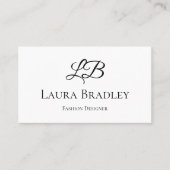 シンプル  名刺 (正面)