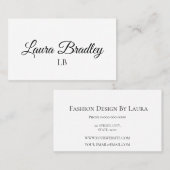 シンプル 名刺 (正面/裏面)