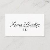 シンプル 名刺 (正面)