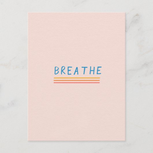 シンプル「吸いモダン込み」ポストカード ポストカード (正面)