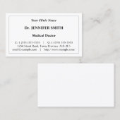 シンプル、基本、および謙虚な名刺 名刺 (正面/裏面)