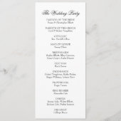 シンプル、多目的、黒エレガントと白 プログラム (裏面)