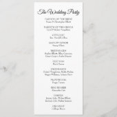 シンプル、多目的、黒エレガントと白 プログラム (裏面)