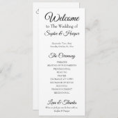 シンプル、多目的、黒エレガントと白 プログラム (正面/裏面)