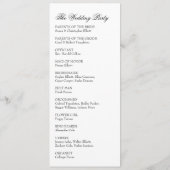 シンプル、多目的、黒エレガントと白 プログラム (裏面)