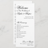 シンプル、多目的、黒エレガントと白 プログラム (正面/裏面)