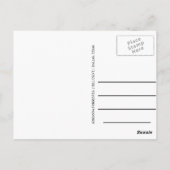 シンプル |大学院の写真を保存しました ポストカード (裏面)