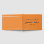 シンプル、尊敬悔やみや弔慰ゲストブック ゲストブック (全面)