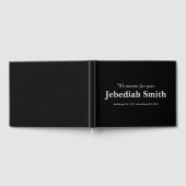 シンプル&悔やみや弔慰ミニマルゲストブック ゲストブック (全面)