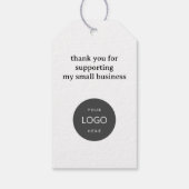 シンプル 手作り 愛を込めて ありがとう ギフトタグ (裏面)