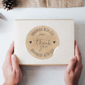 シンプル 手作り 愛を込めて ラウンドシール